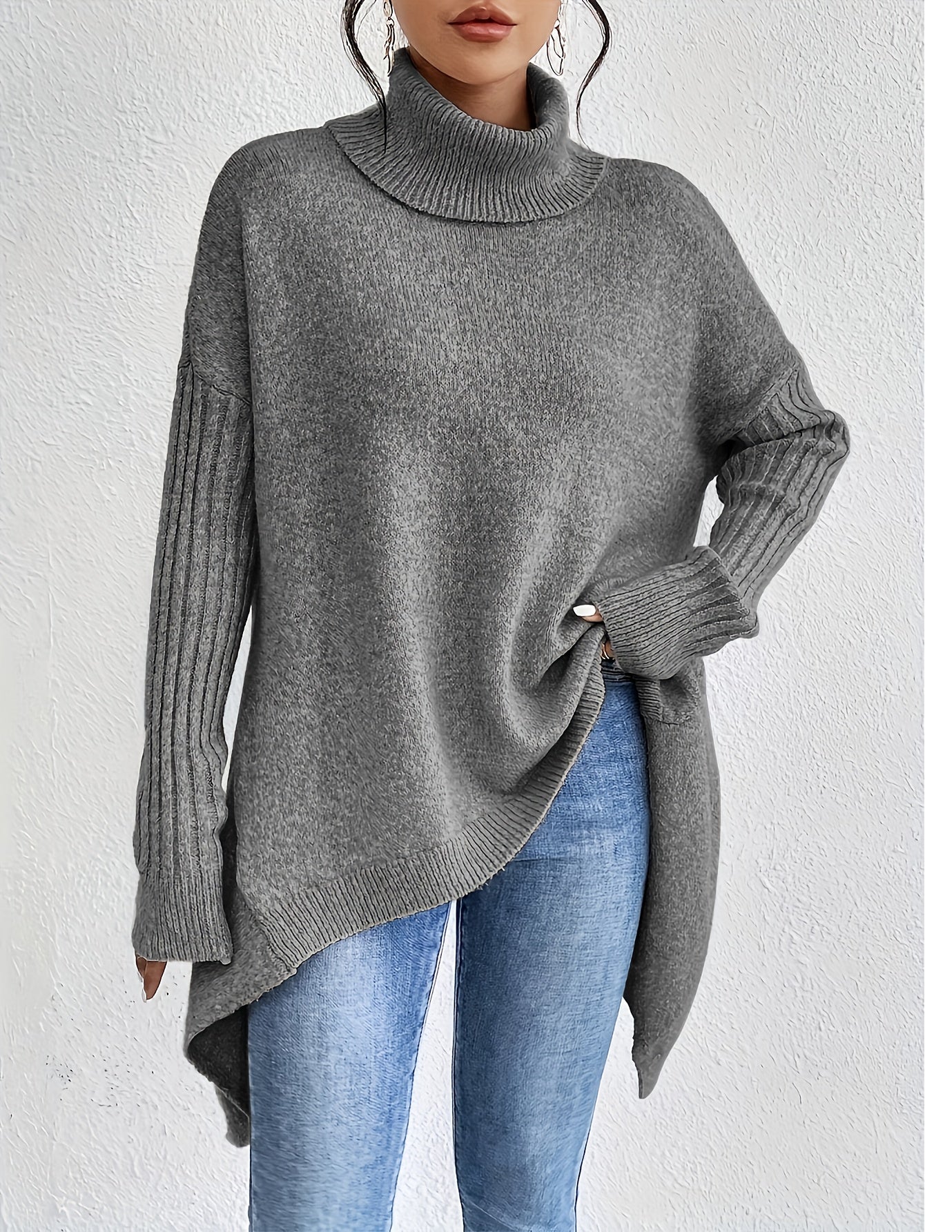 Audrey | Cozy High-Neck Sweater