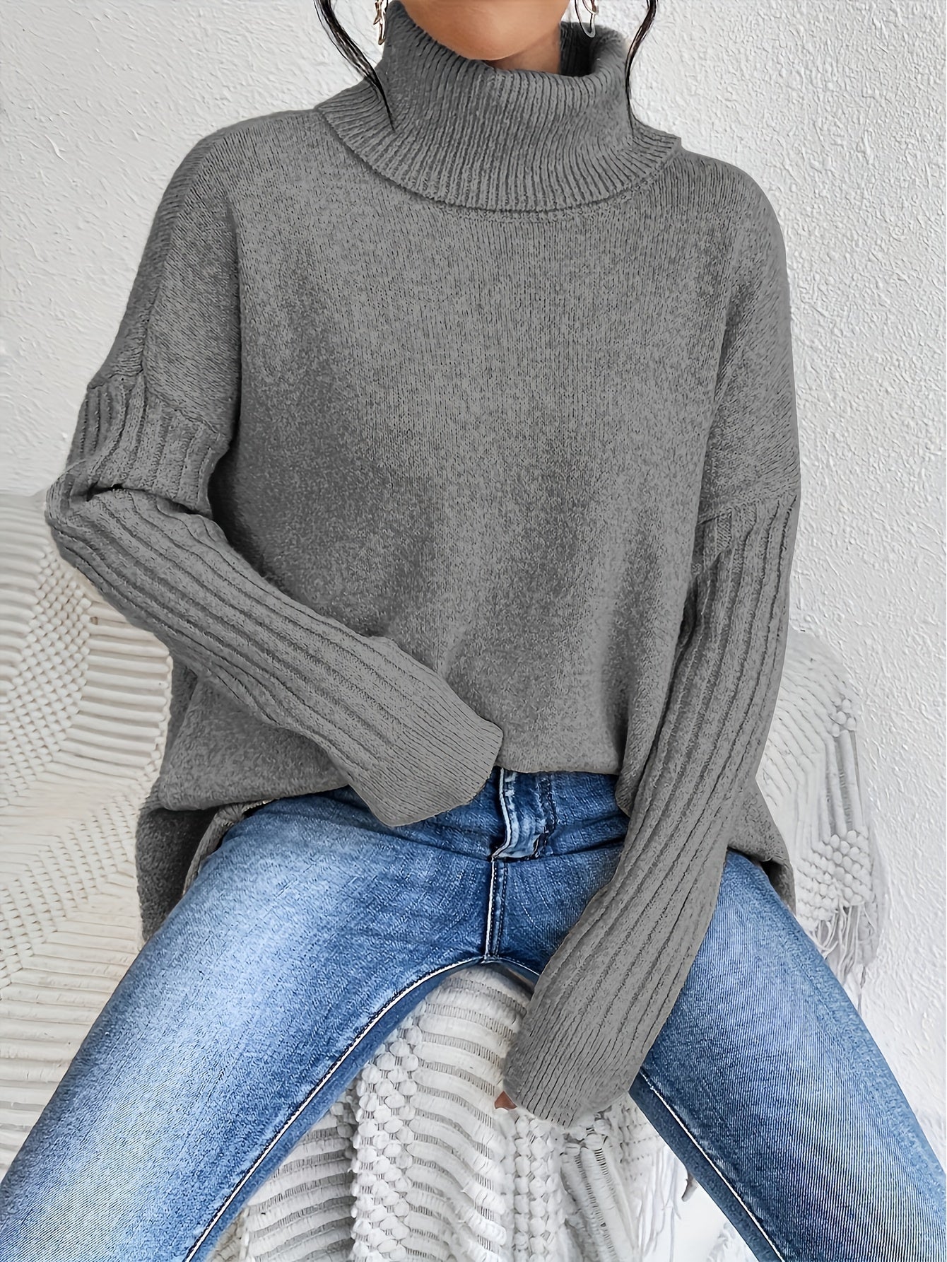 Audrey | Cozy High-Neck Sweater