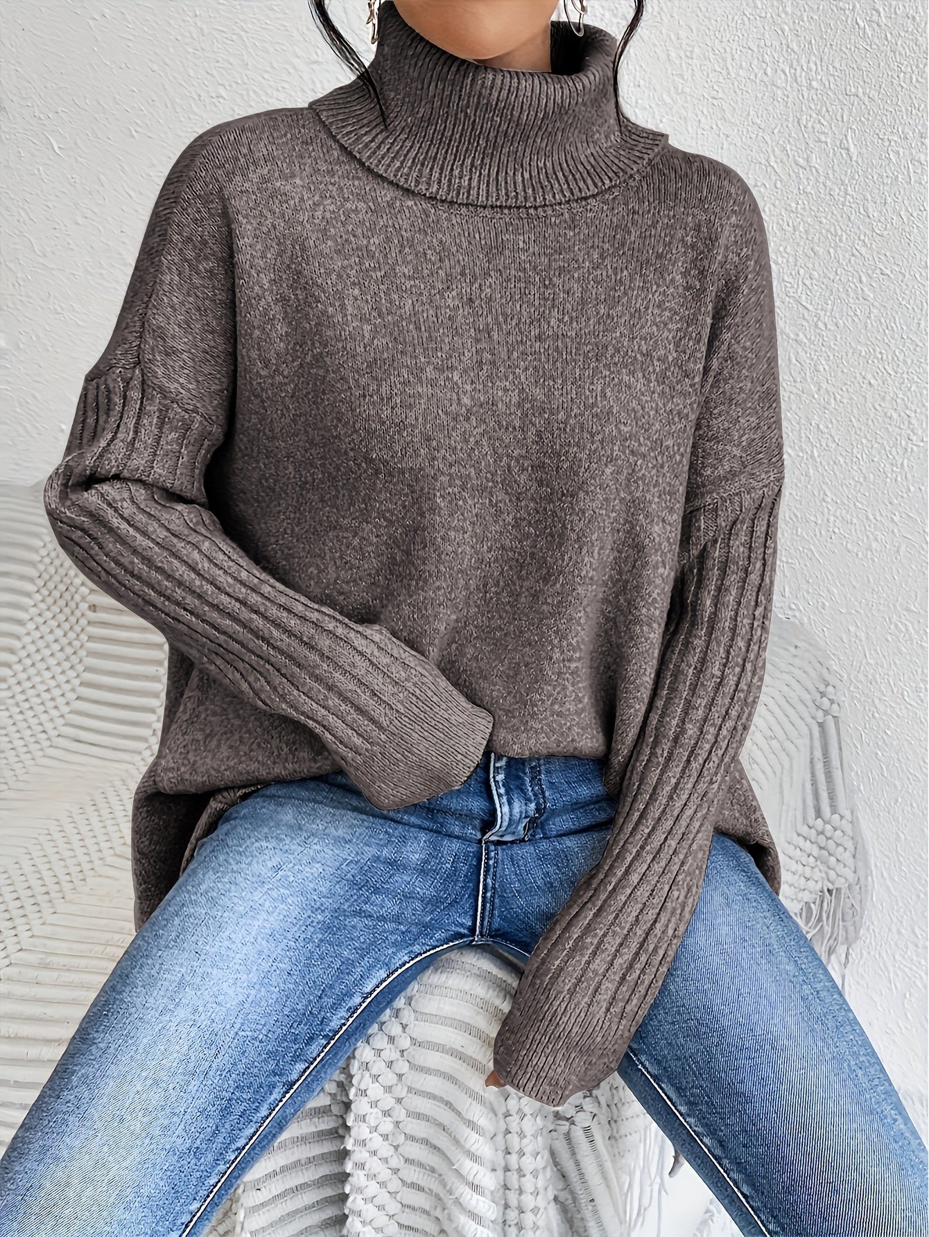 Audrey | Cozy High-Neck Sweater