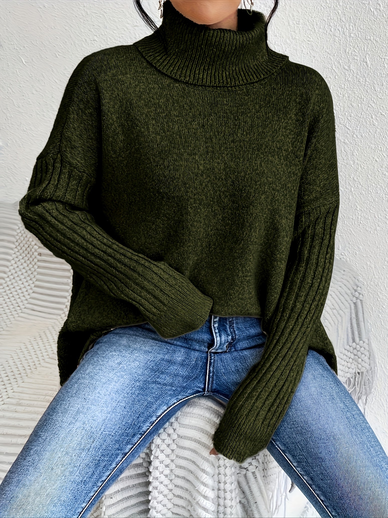 Audrey | Cozy High-Neck Sweater