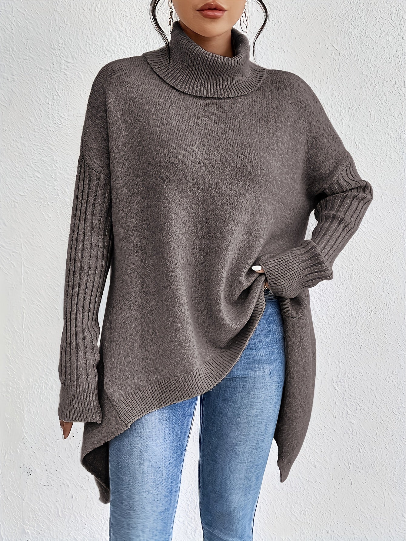 Audrey | Cozy High-Neck Sweater